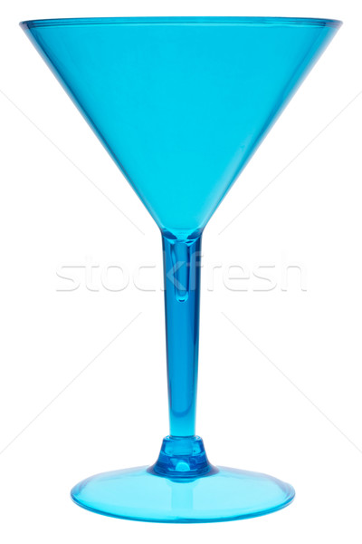 Blauw martini glas witte martini cocktail glas Stockfoto © lucielang