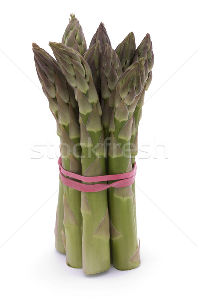 [[stock_photo]]: Asperges · blanche · alimentaire · fond · vert