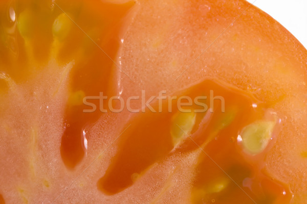 Makró szeletel paradicsom közelkép étel szín Stock fotó © lucielang