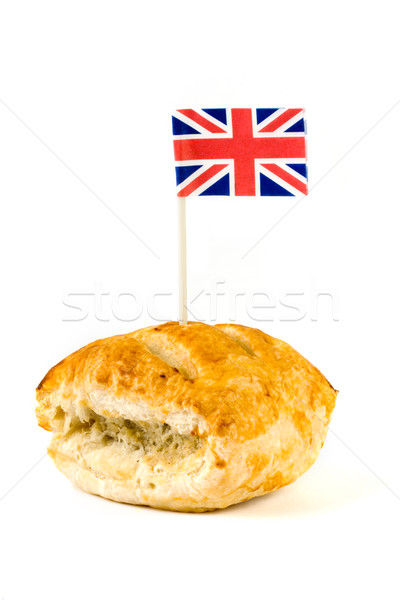 Salsicha rolar union jack branco Foto stock © lucielang