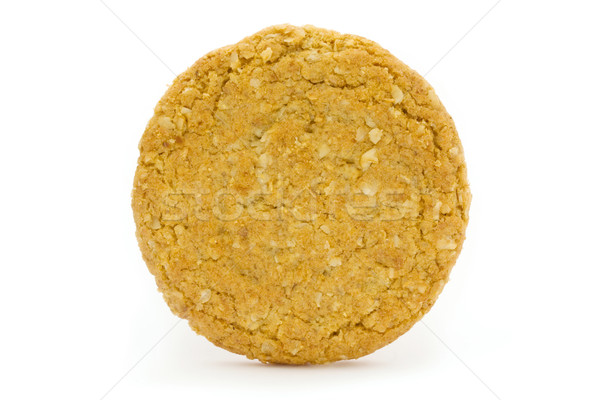 Stockfoto: Biscuit · geïsoleerd · witte · voedsel · chocolade