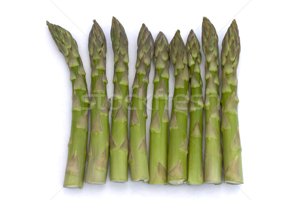 Line of asparagus spears Stock photo © lucielang