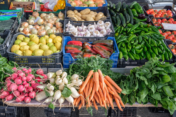 Fresh organic vegetables. Stock photo © lucielang