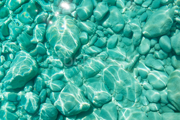 Mar cama agua naturaleza luz piedra Foto stock © lucielang