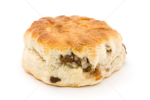 Fruit scone over white Stock photo © lucielang