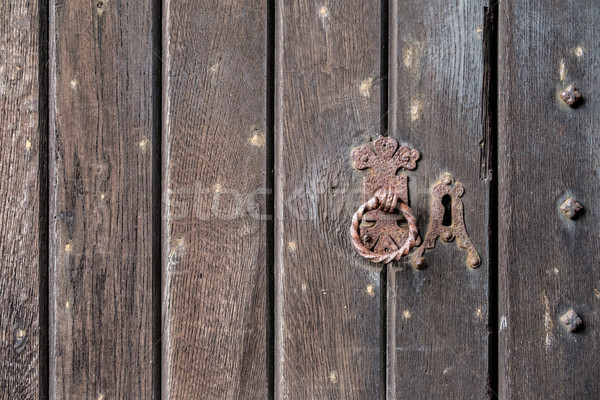 Foto stock: Medieval · puerta · textura · de · fondo · textura · pared · fondo