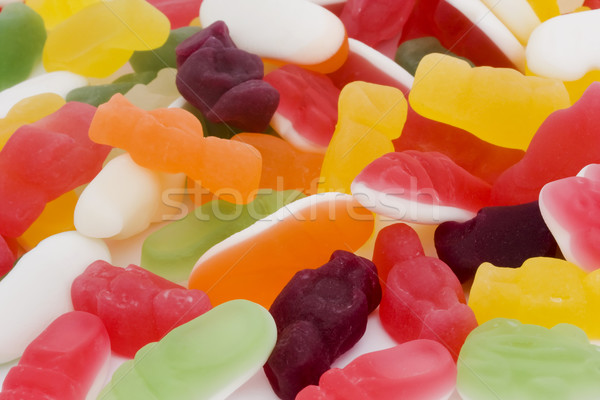 Background of mixed jelly sweets Stock photo © lucielang