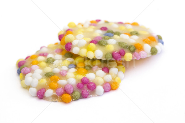 white chocolate buttons with sprinkles Stock photo © lucielang