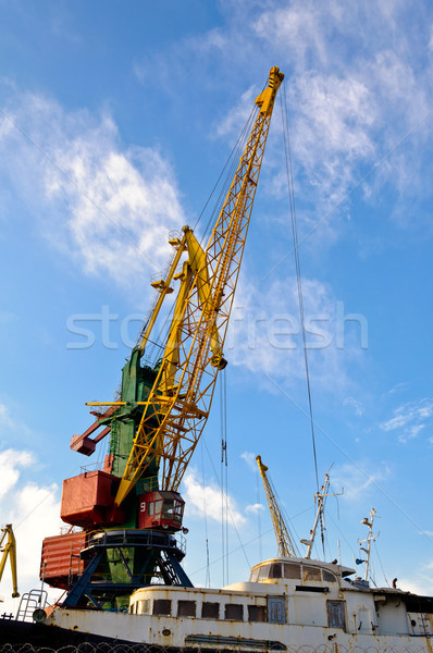 The large industrial crane  Stock photo © luckyraccoon