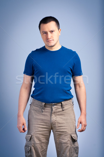 Portrait of an adult man Stock photo © luckyraccoon