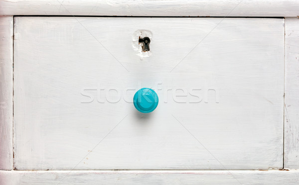 Alten Tür Kleiderschrank Knopf Schlüssel Stock foto © luckyraccoon