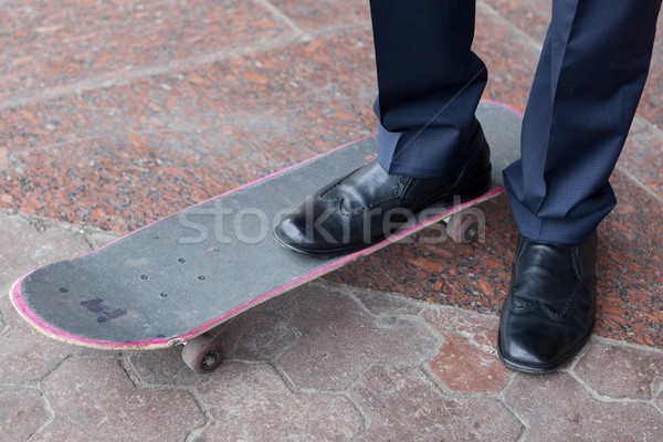 商人 常設 滑板 城市 運動 商業照片 © luckyraccoon