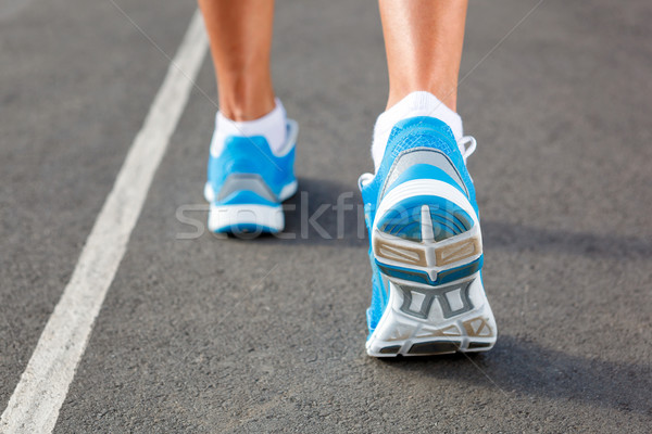 Läufer Schuh läuft Läufer Fuß Stock foto © luckyraccoon