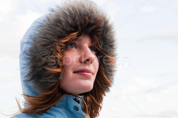 Portrait of beautiful woman Stock photo © luckyraccoon