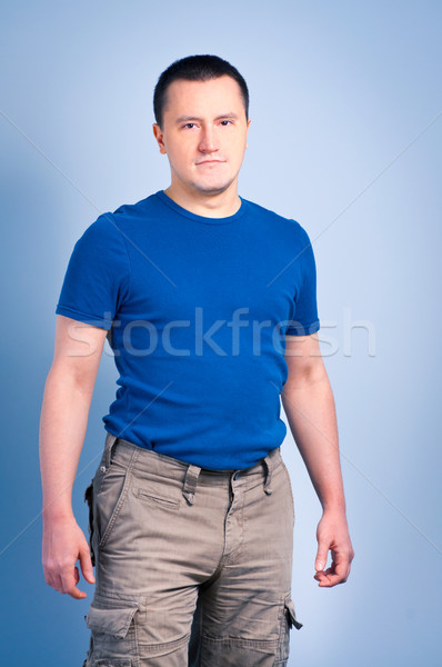 Portrait of an adult man  Stock photo © luckyraccoon