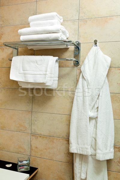 Towels and bathrobes Stock photo © luckyraccoon