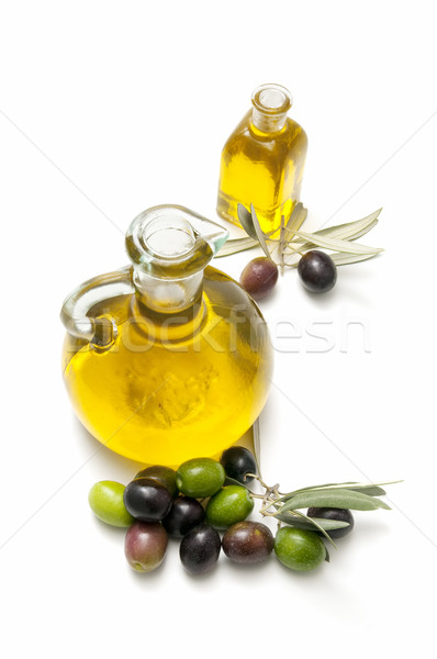 Huile d'olive olives blanche alimentaire fruits vert [[stock_photo]] © luiscar