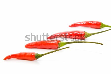 Foto stock: Picante · pimentas · pimenta · comida · calor · isolado