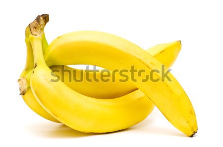 Kanarek bananów ekologiczny biały bananów deser Zdjęcia stock © luiscar