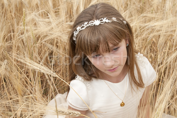 communion girl Stock photo © luiscar