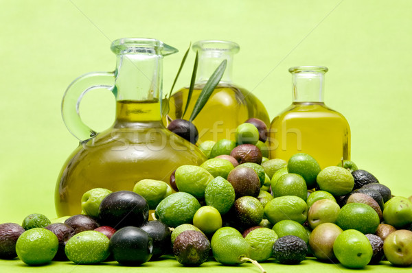 Huile d'olive olives vert alimentaire fruits pétrolières [[stock_photo]] © luiscar