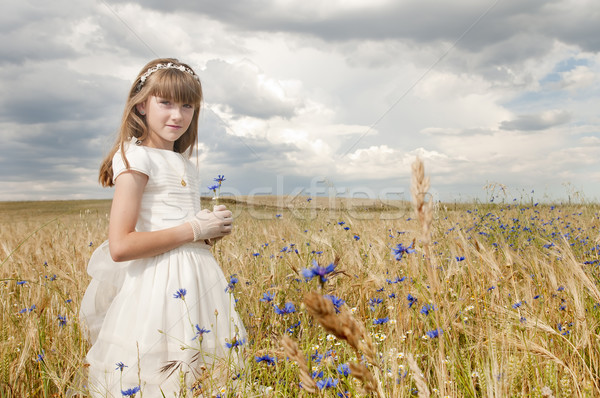 communion girl Stock photo © luiscar