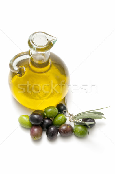 Huile d'olive olives blanche alimentaire fruits vert [[stock_photo]] © luiscar