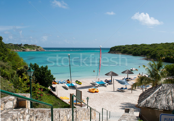 Recurge plajă frumos plaja tropicala lung apă Imagine de stoc © luissantos84