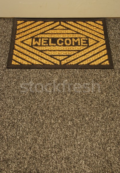 Stock photo: Welcome mat