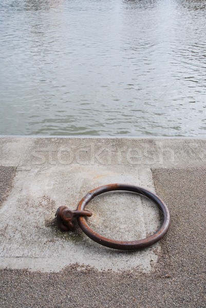 Mooring ring (water view) Stock photo © luissantos84