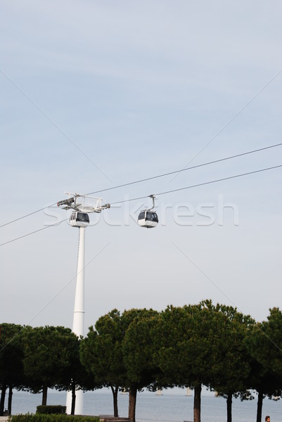 Modern cablecars Stock photo © luissantos84