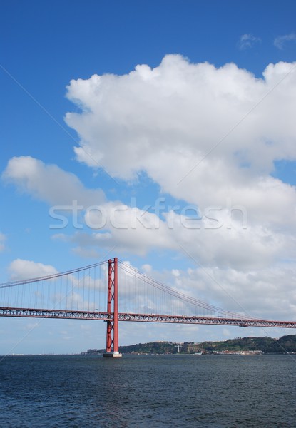 Brug Lissabon Portugal oude landschap Stockfoto © luissantos84