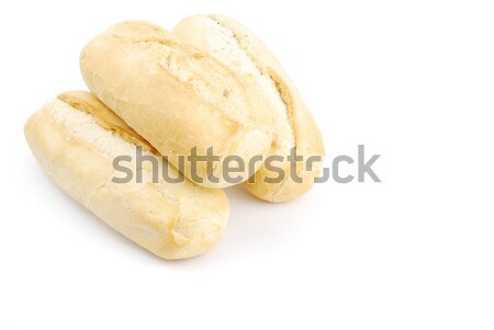 新鮮な 自家製 白パン 3 ストックフォト © luissantos84