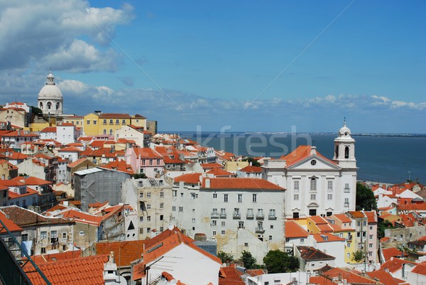 City view of the Capital of Portugal, Lisbon Stock photo © luissantos84