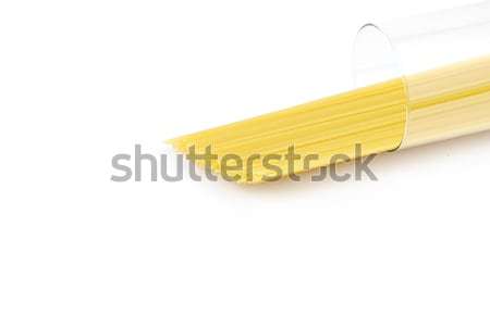 Spaghetti pasta on a glass container Stock photo © luissantos84