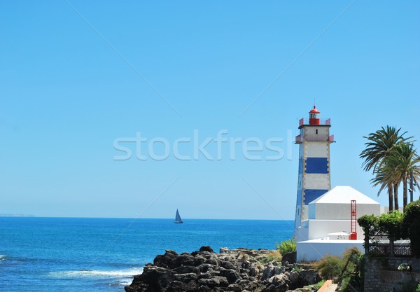Stock photo: Lighthouse in Cascais, Portugal