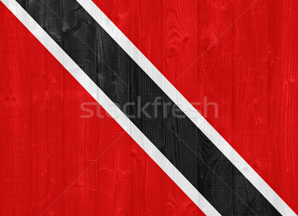 Foto stock: Bandera · pintado · madera · textura