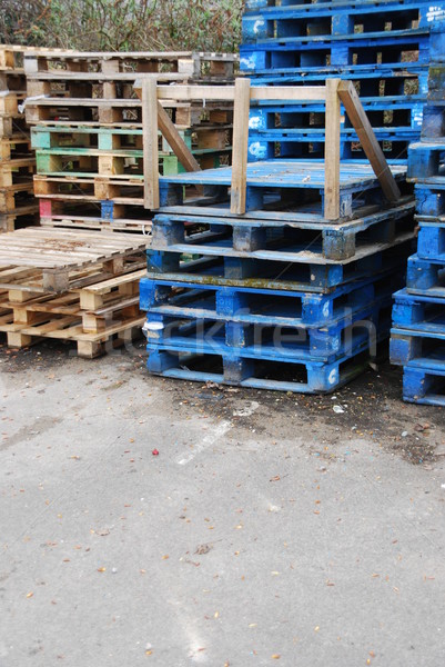 Wooden pallets Stock photo © luissantos84