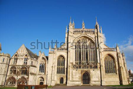 Catedral famoso inglaterra Reino Unido igreja azul Foto stock © luissantos84