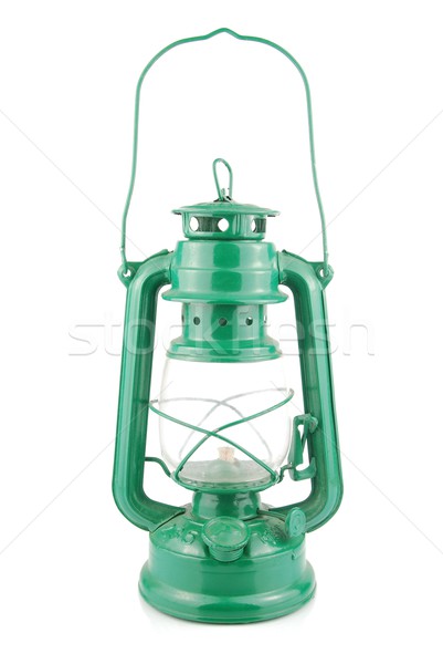 Stock photo: Antique kerosene lamp