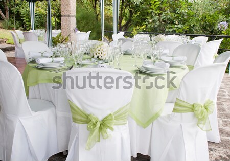 商業照片: 婚禮 · 表 · 椅子 · 精緻的餐點 · 戶外活動