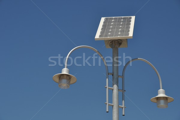 Solar powered lamp post Stock photo © luissantos84