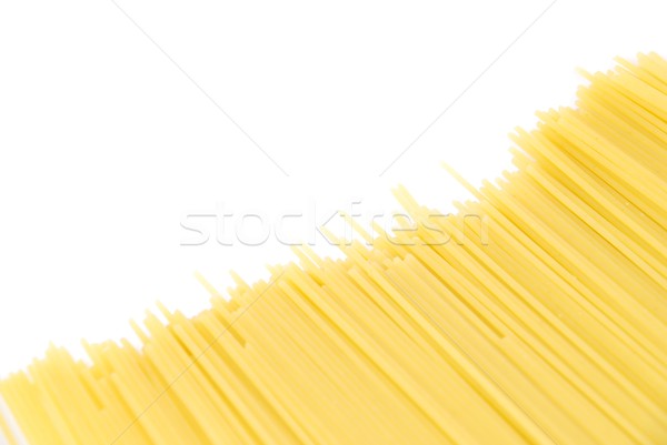 Spaghetti pasta on white Stock photo © luissantos84