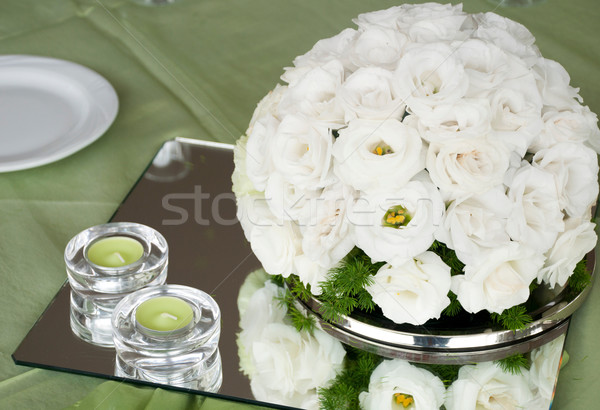 Foto d'archivio: Wedding · fiori · dettaglio · tavola · candele