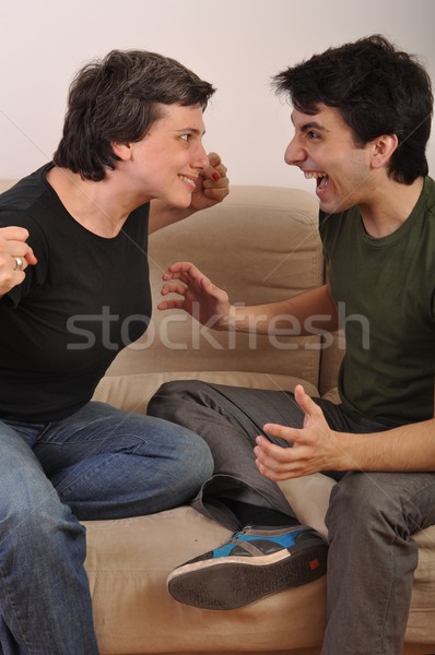 Foto stock: Mujer · hombre · retrato · Pareja