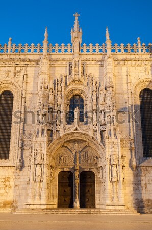 Klooster Lissabon beroemd unesco wereld erfgoed Stockfoto © luissantos84