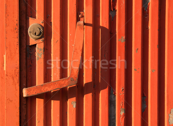 Rusty iron door Stock photo © luissantos84