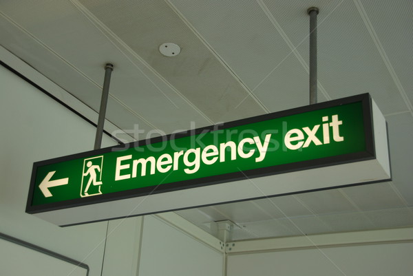 Emergency exit signal Stock photo © luissantos84