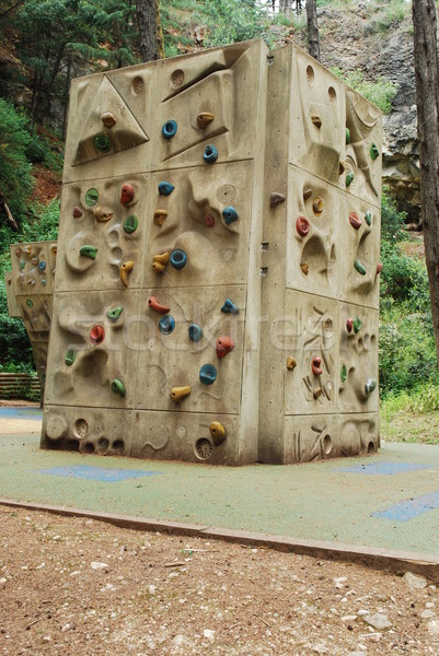Stock foto: Klettern · Wand · Park · abenteuerlich · lernen