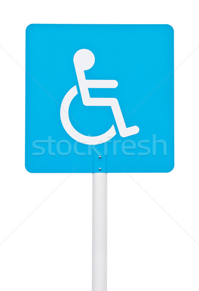 Wheelchair sign Stock photo © luissantos84